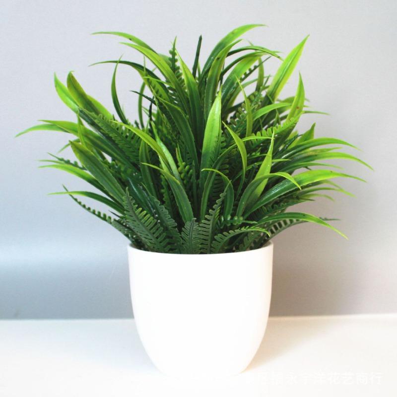 1PCS Artificial Potted Plant Scene Desktop Home Office Shelf Decor Tabletop Landscape Bonsai Wedding Room Party Accessories Vine