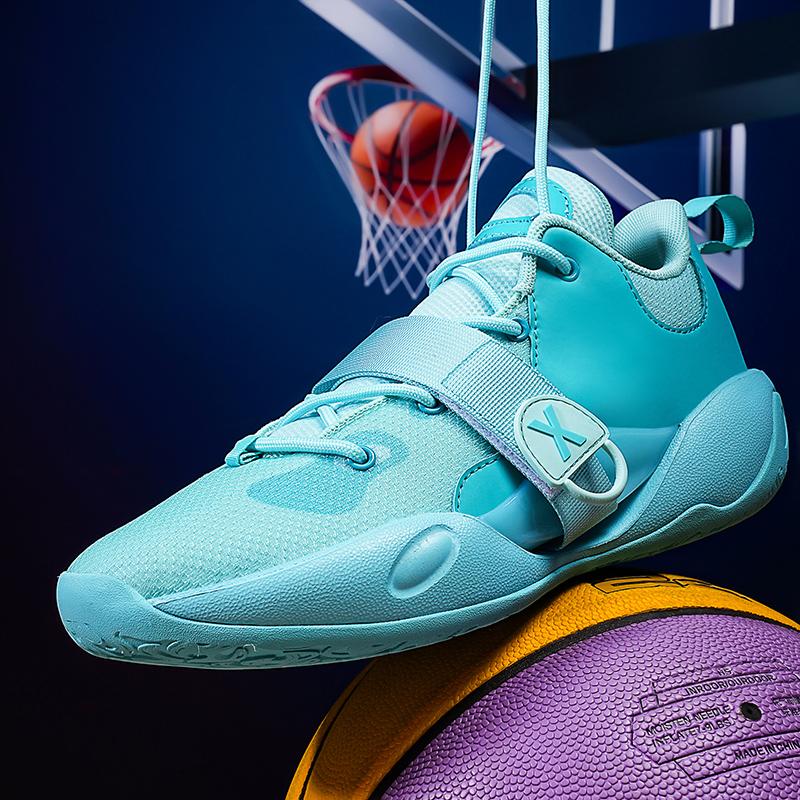 Men's Basketball Shoes Non-Slip Shock-Absorbing Lightweight Practical Low-Top Sports Shoes