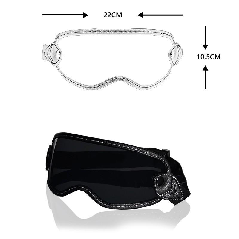 Full Face Motorcycle Helmet With Removable Visor Adult Riders Retro Style PC Material All Season Use