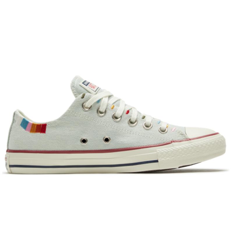 Converse Chuck Taylor All Star Self-Expression Fashion Comfort Low-top Canvas Shoes Women's Light Blue