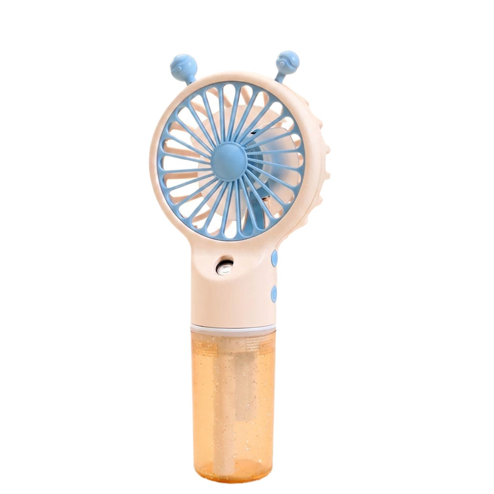 

Portable Handheld Mini Fan with Built-in Spray Mist Function Rechargeable USB Small Fan for Personal Cooling and Refreshing Use ONE SIZE