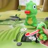Frog & Dinosaur Toy with Retractable Tongue, Interactive Party Game, Cartoon Design, Ideal Christmas Gift
