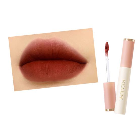 

Бархатный матовый долговечный антипригарный легко цветной блеск для губ для девочек 16