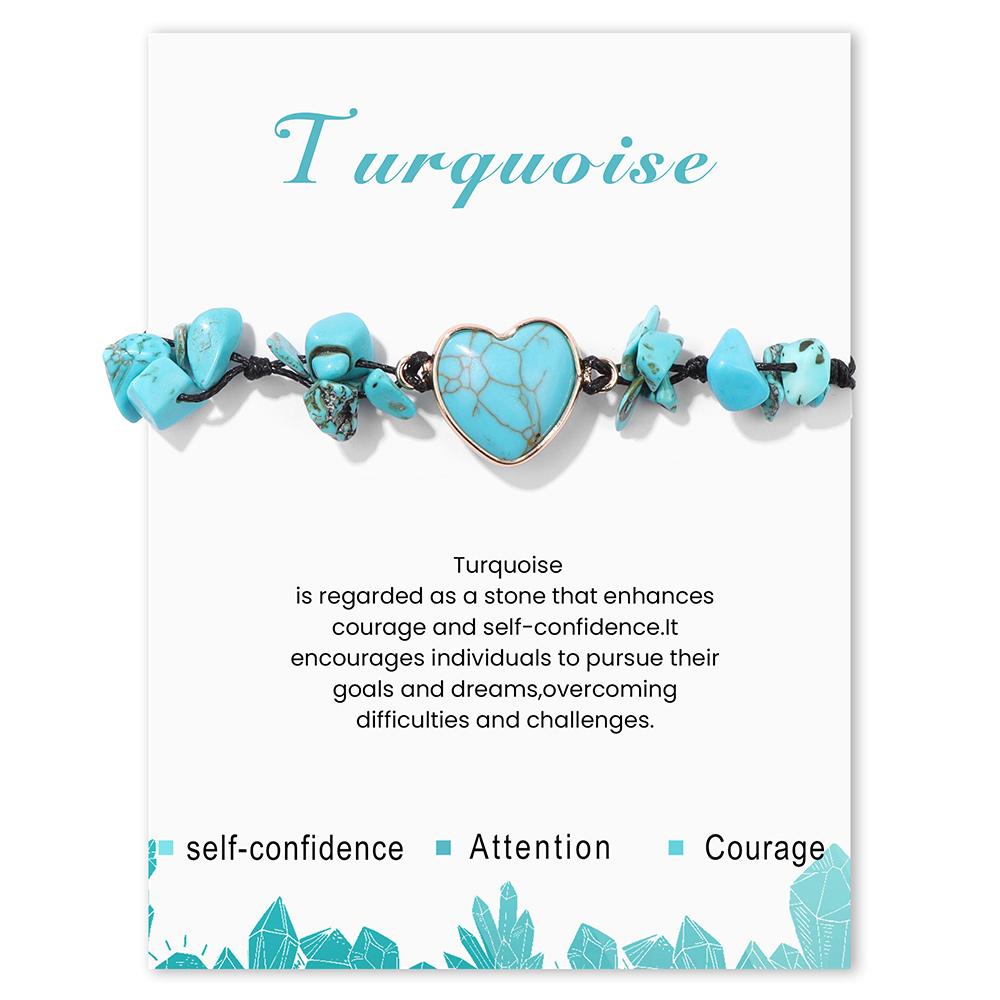 

Богемский браслет из натурального камня неправильной формы, браслет-шарм с бусинами из лазурита и аметистов, с подвеской в виде сердца, регулируемый, женский, ювелирное изделие Adjustable