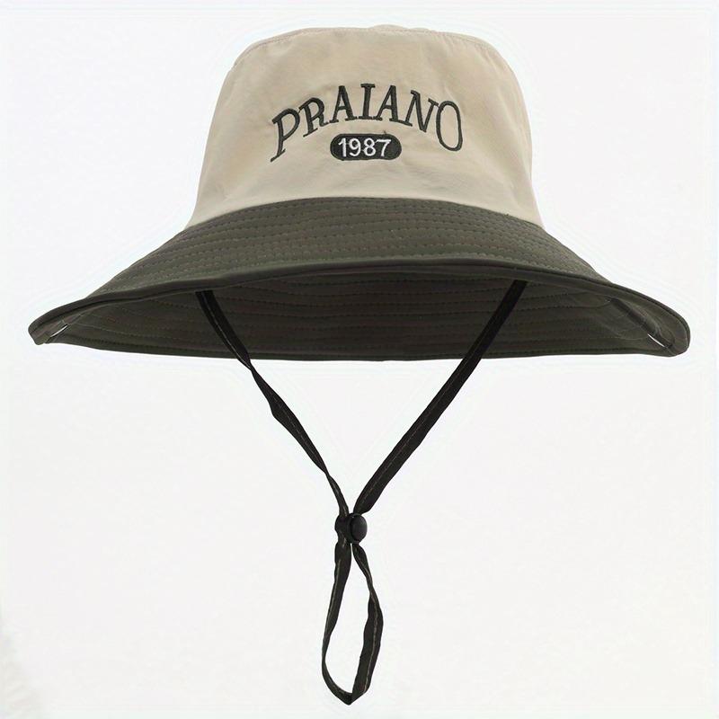 

Летняя панама с защитой от УФ-лучей - Солнцезащитная кепка для кемпинга, пешего туризма, альпинизма, пляжа, практичный стиль Panama One Size армия зеленый