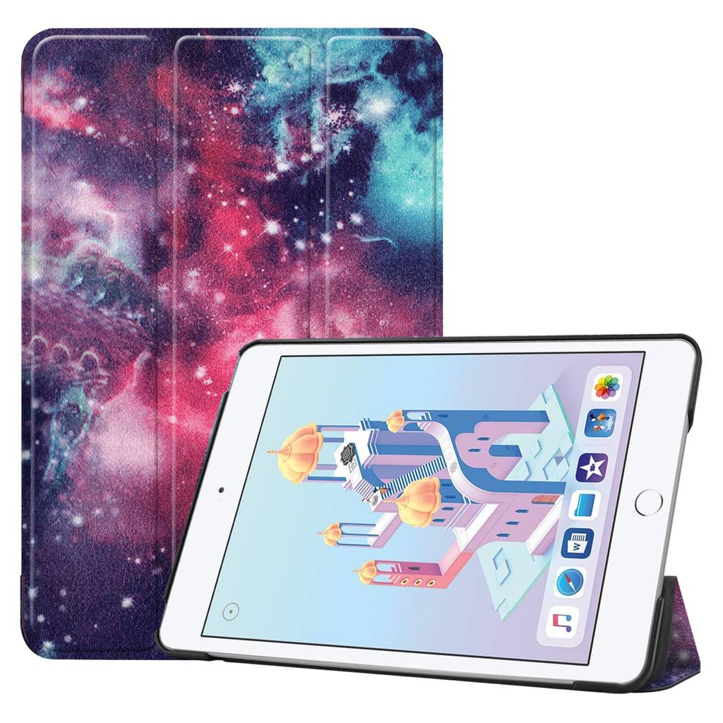 Case for IPad Mini 4 5 7.9'' with [Tri-fold Stand + Auto Wake/Sleep], Colorful Premium PU Leather Case Shockproof Hard Shell