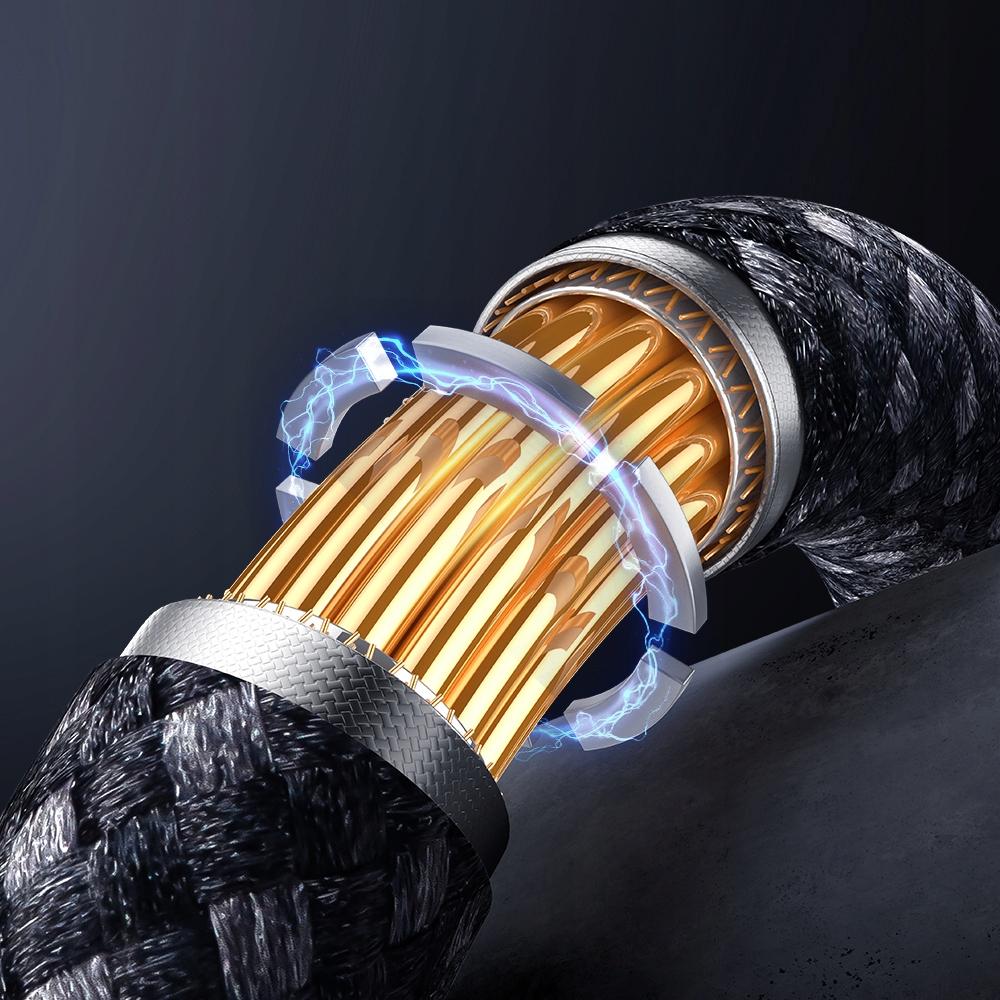 Mcdodo Usb-C Fast Charging Cable For Samsung Xiaomi Type C 6A 100W 1M Led