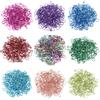 200Pcs Colorful Safety Pins Metal Gourd Pear Shape Locking Knitting Marker Tag Pins For Crafts Garment Brooch Sewing Pins Tools