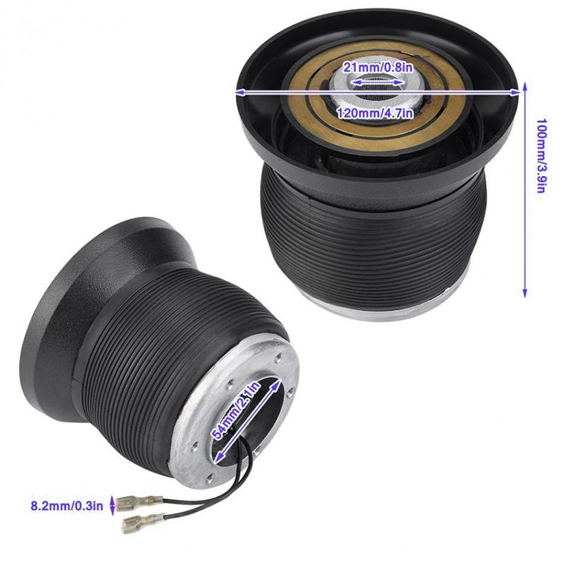 1x Auto Lenkrad Nabenadapter Kit Für Mercedes Benz W123 W124 W126 190E Auto Schwarz Lenkrad Adapter Zubehör