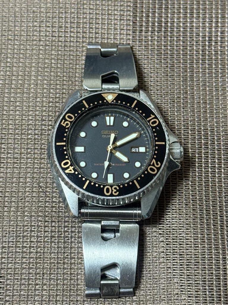 [USED] SEIKO Quartz Watch Black Diver's