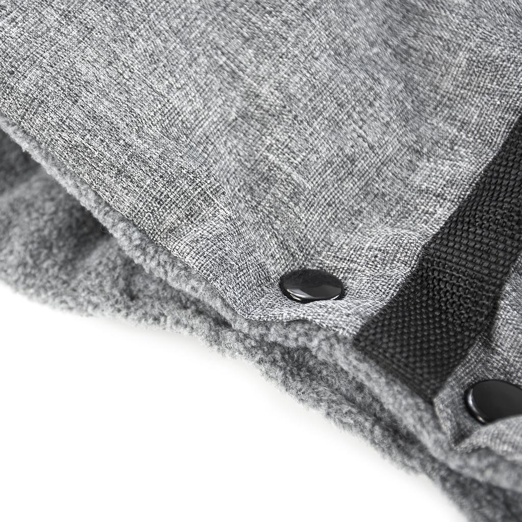 Luva-muff de fleece grossa e quente para carrinho de trenó, inverno, universal