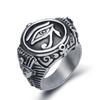 Egyptian Pharaoh's Eye of Horus Ring Men's Domineering Ring