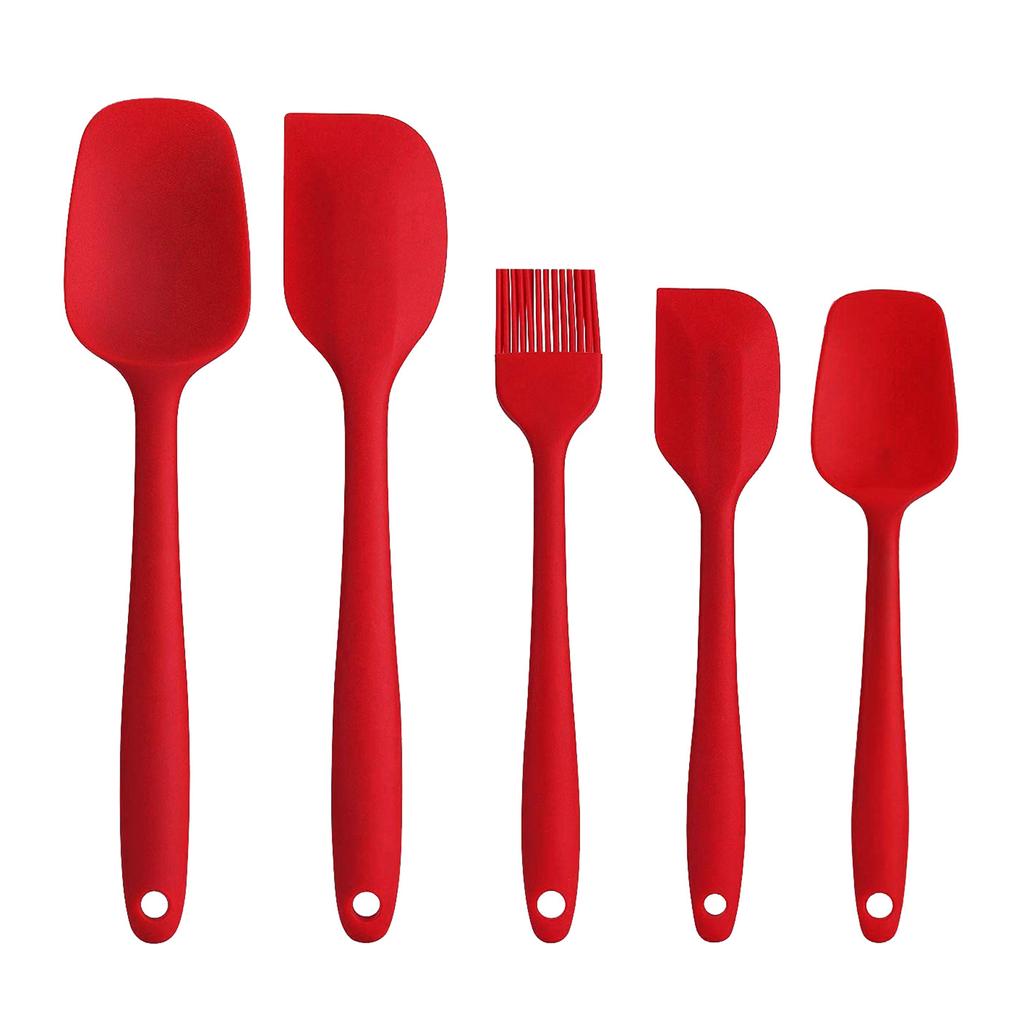 5 stücke Silikon Spachtel Öl Pinsel Set Mehrzweck Wiederverwendbare Rührstab Küche Liefert