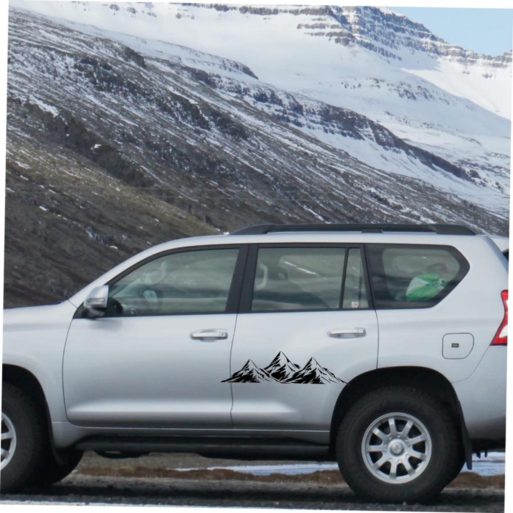 TINEASUR Floats Sticker Car Mountain Sticker Star Bumper Sticker Mountain Shape Sticker Rv Graphics
