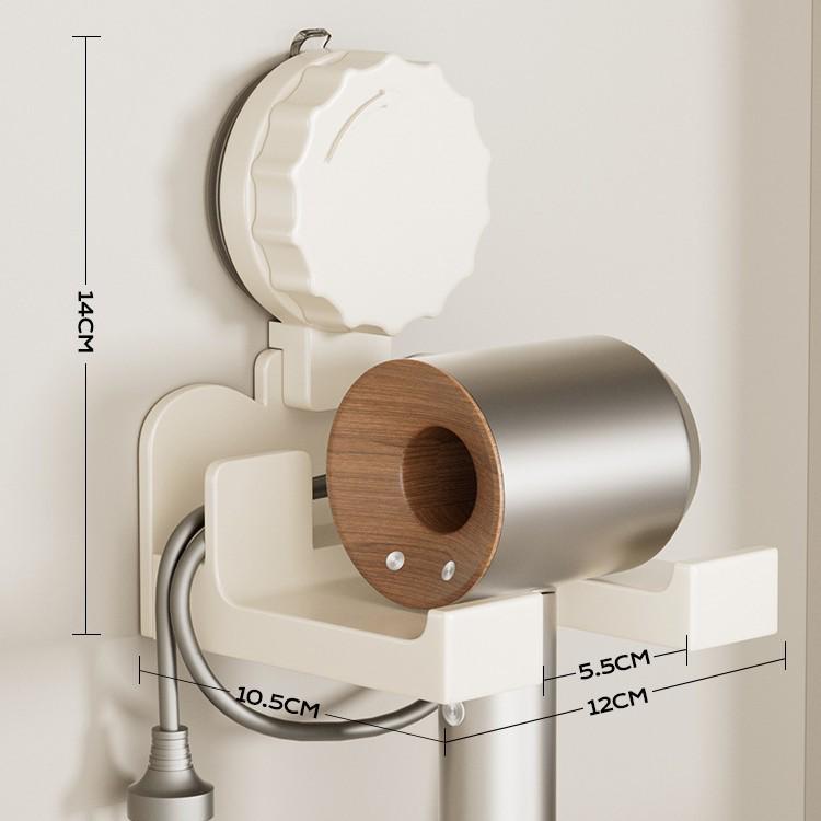 Настенный держатель для фена без сверления с прочной присоской