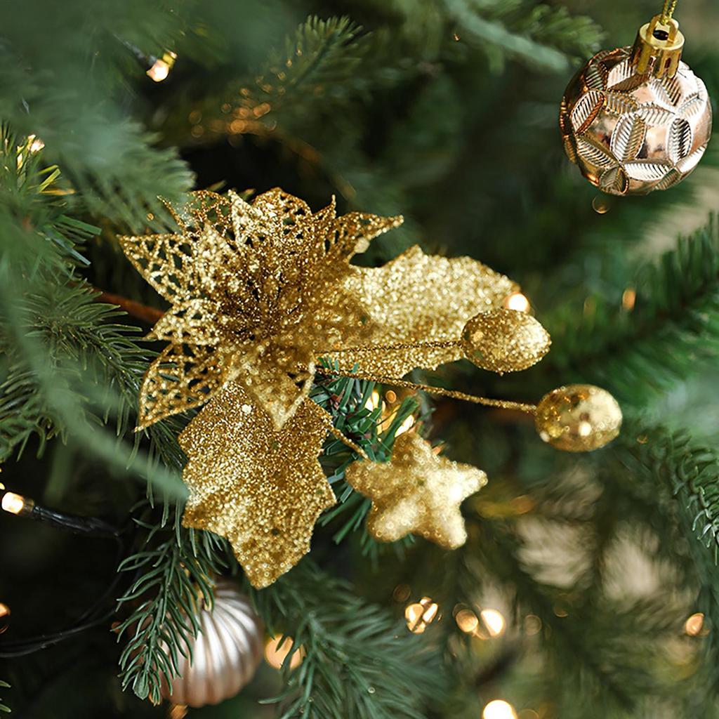 Christmas Pine Branches Christmas Decor Artificial Pine Stems Flower Arrangements Decor For Home Indoor Outdoor Holiday