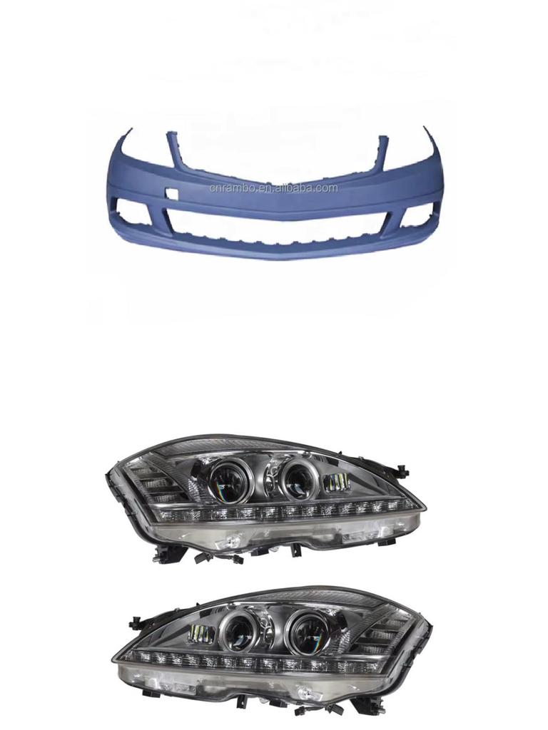 Front Bumper 2048850825 for Mercedes-Benz C-Class W204 (2007-2010)