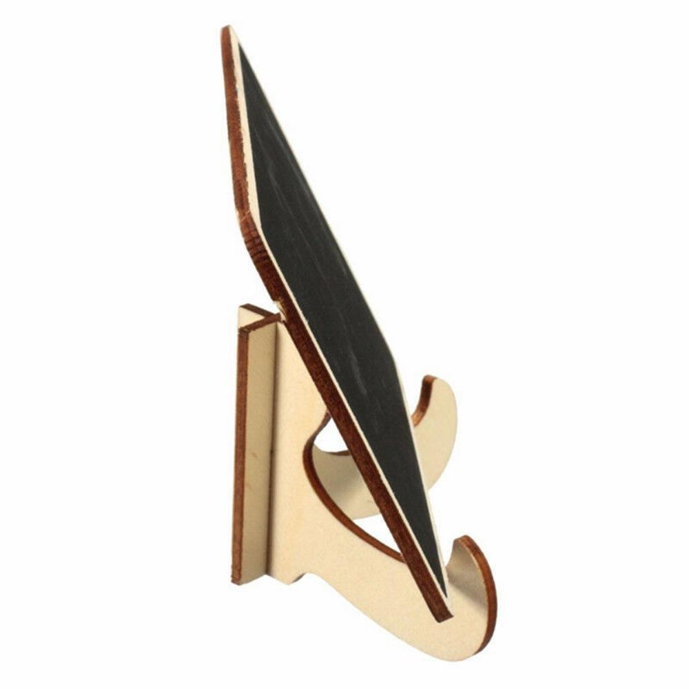 Wedding Home Rectangular Mini Wooden Message Chalkboard Notice Board Blackboard With Stand