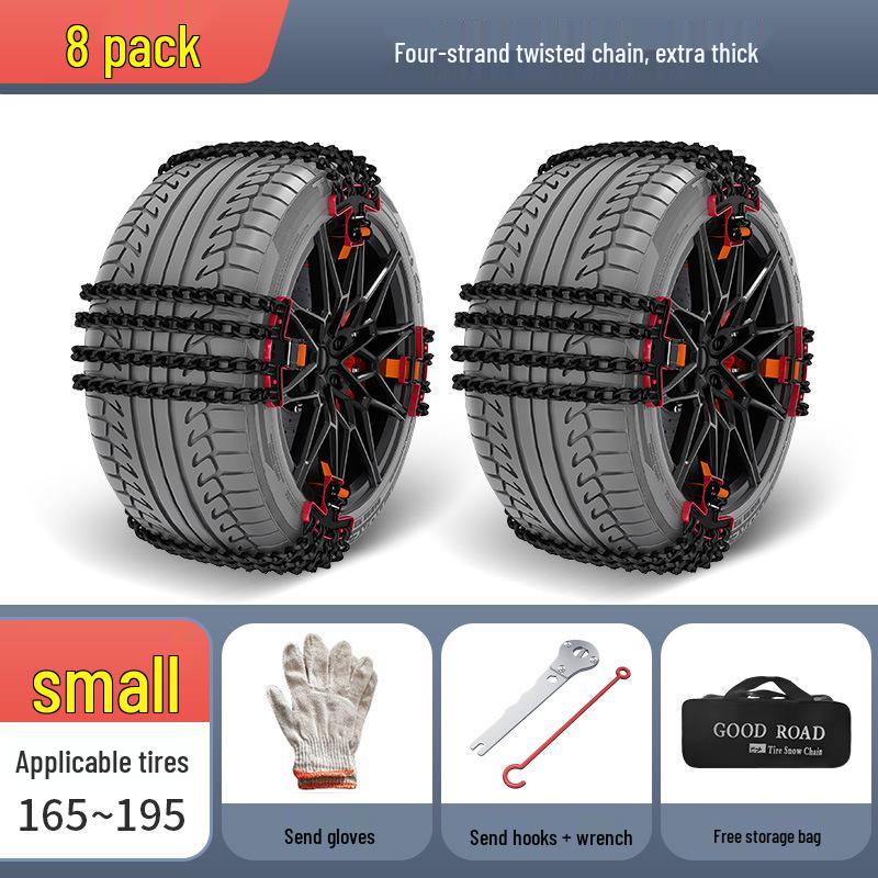 Premium Universal SUV & Sedan Tire Anti-Skid Chains for Off-Road Safety