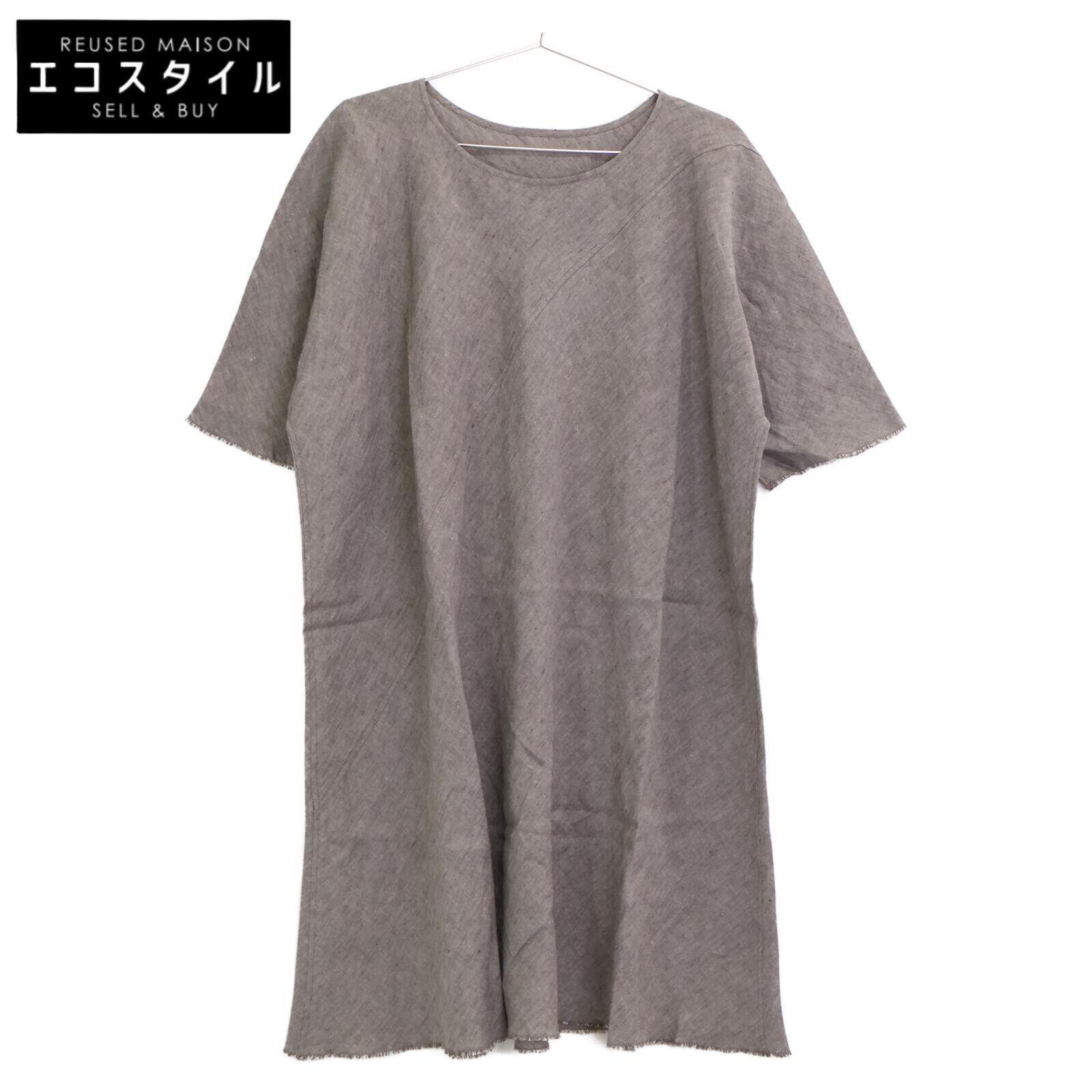 

Babaghuri [Excellent Condition] J0512FB521 100% Linen Short Sleeve dress M grayUsed