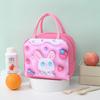 Cute 3d Cartoon Animal Pattern Thermal Lunch Box Cooler Bag Potable Insulated Bento Handbag Waterproof Picnic Food Container Bag