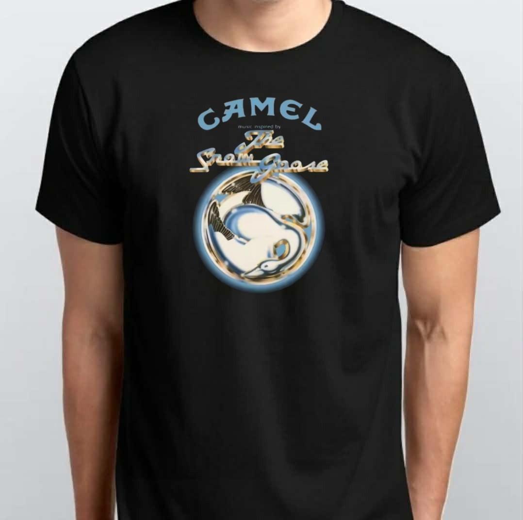 Caravan King Camel Rockband The Snow Goose T-SHIRT Black XXL