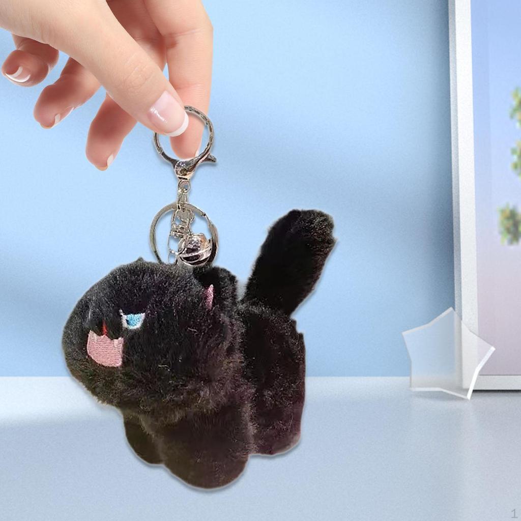 Cat Plush Keychain ,Animal Doll Hanging Ornament, Toy, Stuffed Animal for Boys