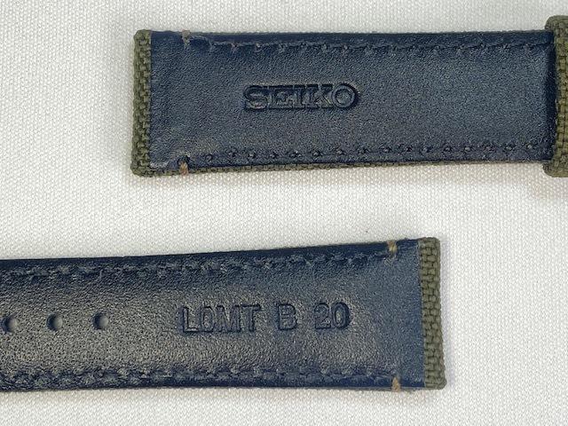 L0MT012J0 SEIKO Prospex 20mm Polyester Band Green and Via (for SBDY099/ 4R35-04J0 Others) (Ships Nekoposu)