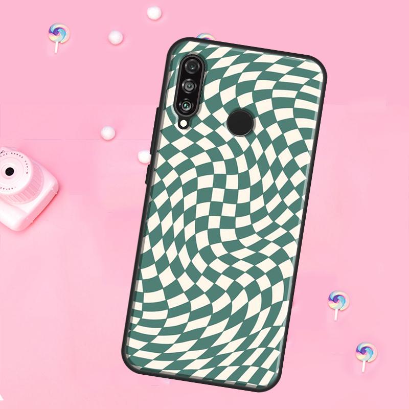 Crazy Checkered For Huawei Nova 11 Pro 10 9 SE Y70 Y60 Y90 Y61 Y91 Y73 Y72 12s 12i 11i 8i P30 P40 Lite Case