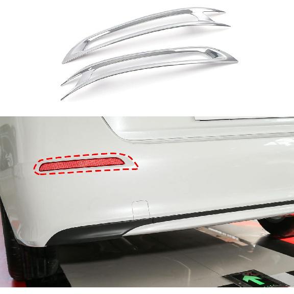 Car Accessories Rear Fog Light Lamp Frame Cover Trim Exterior Decoration Sticker Fit For Honda Civic 11TH Gen 2022 2023 2024 2025 2026 ABS