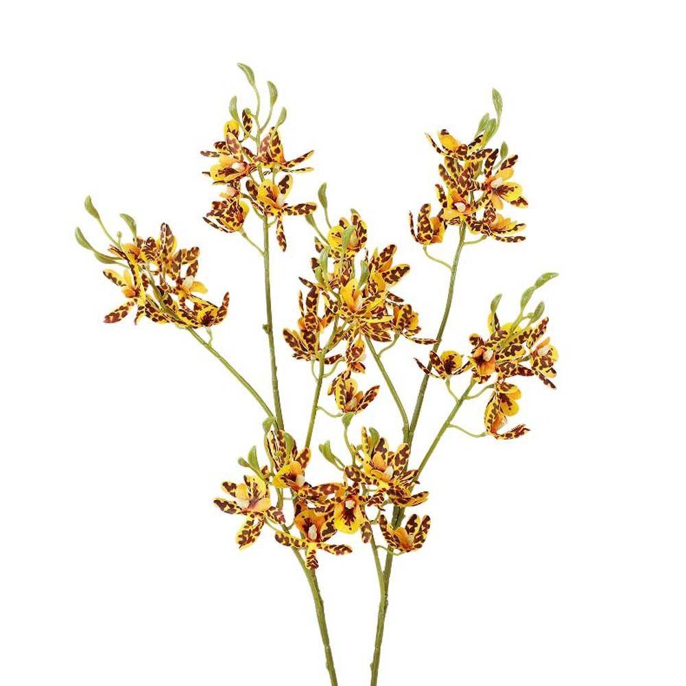 Small Butterfly Orchid Artificial Vanda Orchid Flower Handmade Realistic Faux Mini Phalaenopsis Real Touch Artificial