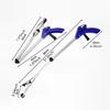 1pcs Long Handle Folding Garbage Picker Gripper - Easy Litter Pickup Tool with Alloy Grabber