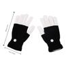 2 Pcs Rave Luminous Colorful Gloves Halloween Multi-Function Flash Finger LED Glow Glove  Children