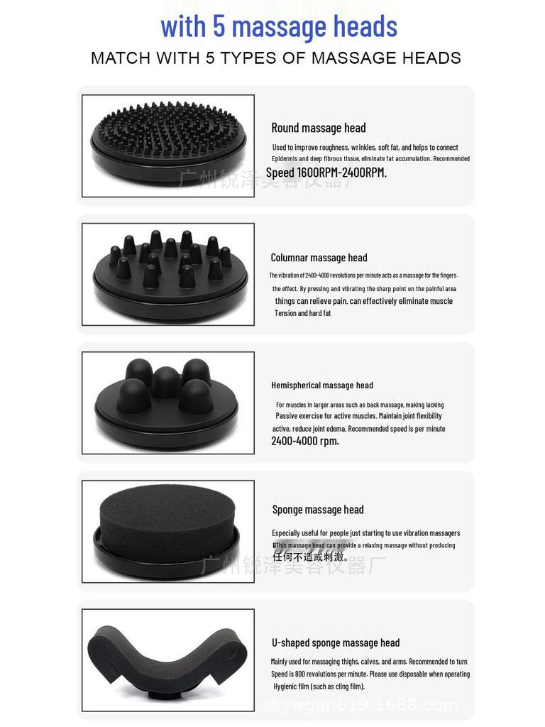Cross-platform G5 Fat-Shaking Massager: Shaftless High-Frequency Vibration for Body Sculpting and Beauty Salons