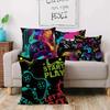 Hot Colorful Game Gamepad Pillow Covers Cartoon Sofa Decorative Home Double-Sided Printing Short Plush Cute Cushion Cover