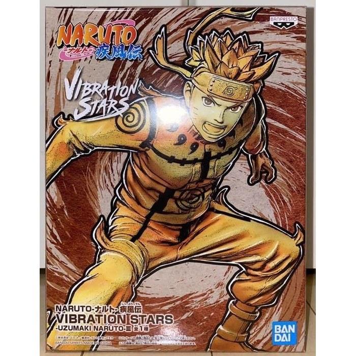 Banpresto Naruto Shippuden Vibration Stars - Uzumaki Naruto - III (Orange & Blue)