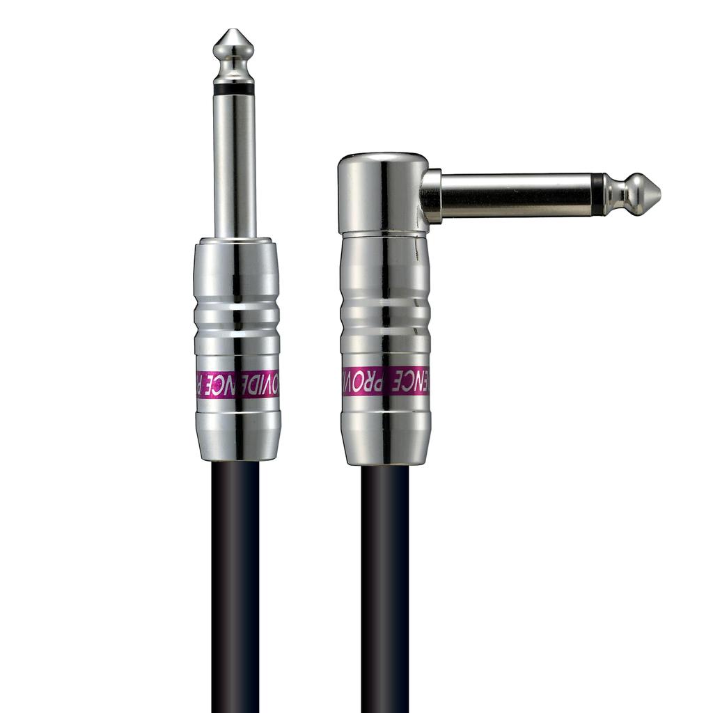 Providence LE501 Stíněný kabel, 3m, SL zástrčka (Přímo L-tvarovaný), Černá