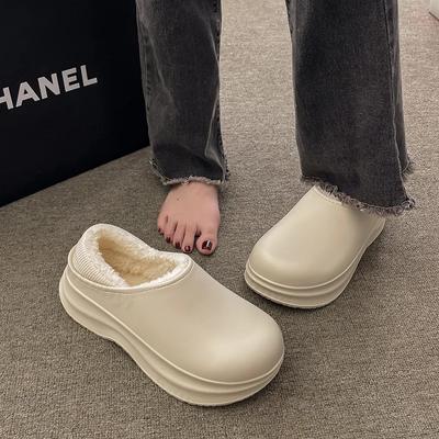 Mode Damen Schneestiefel 2024 Winter Neue Mode Wasserdichte Baumwollschuhe für Frau Runde Zehen Komfort Rutschfest Knöchelstiefel Botas De Mujer