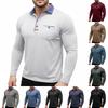 Herrfärg Långärmade Toppar Herr Casual Mode Långärmade Toppar