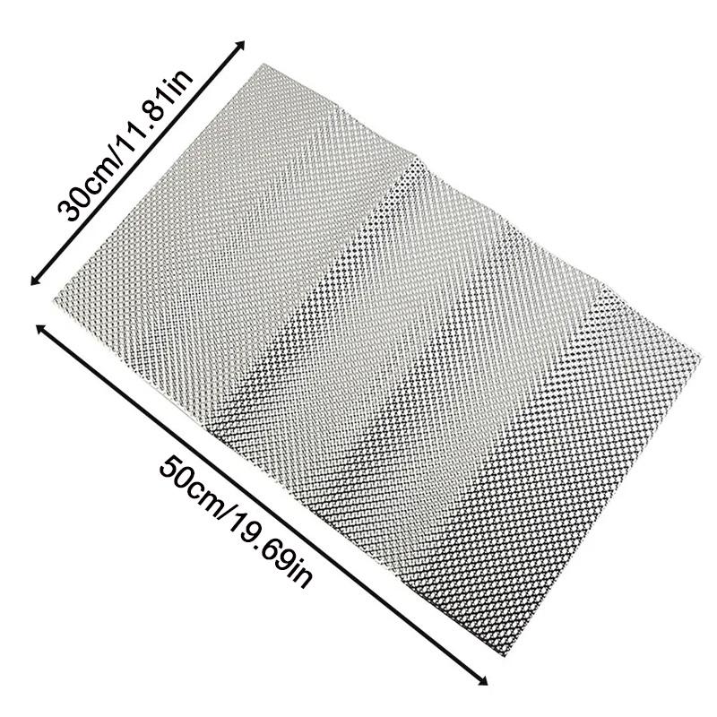 Heat Shield 300mm x 500mm Exhausts Electrical Engine Car Tool Accessories Turbo Manifold Embossed Aluminium Heat Insulation Plat