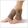 Thermal Short Leg Warmers Buttons Crochet Boot Cover New Warm Socks Cuffs  Autumn Winter