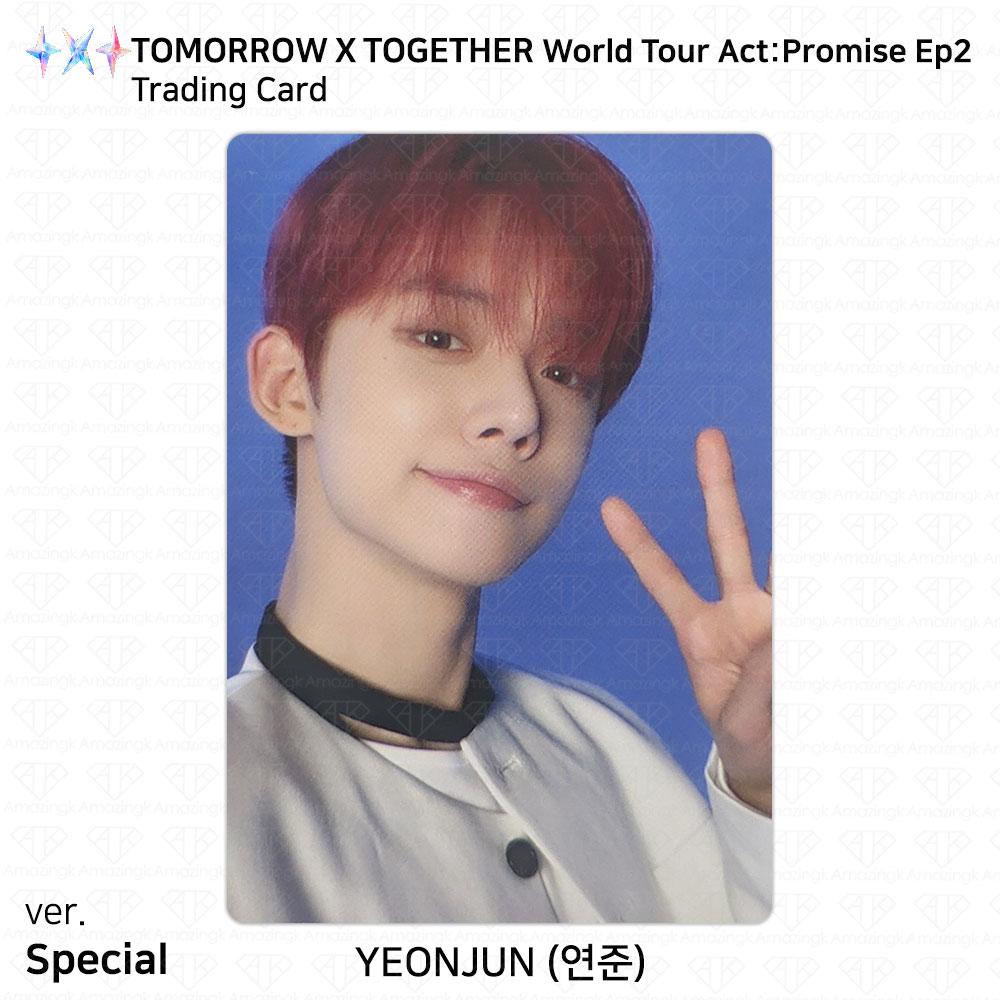 

TXT World Tour Act : Колекційна картка Promise Ep2 Фотокартка з перевагами Weverse Shop Yeonjun - Special Card