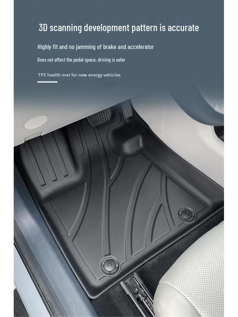 Eco-Friendly TPE Car & Trunk Mats for 2024 Geely Galaxy E5/EX5