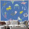 Bohemian Tapestry Wall Hanging Celestial Decor Galaxy Pattern Hippie Wall Art Aesthetic Room Decor Witchy Vibes Dorm Room Essent