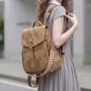Women's Multifunctional Shoulder Bag PU Large Capacity Travel Backpack