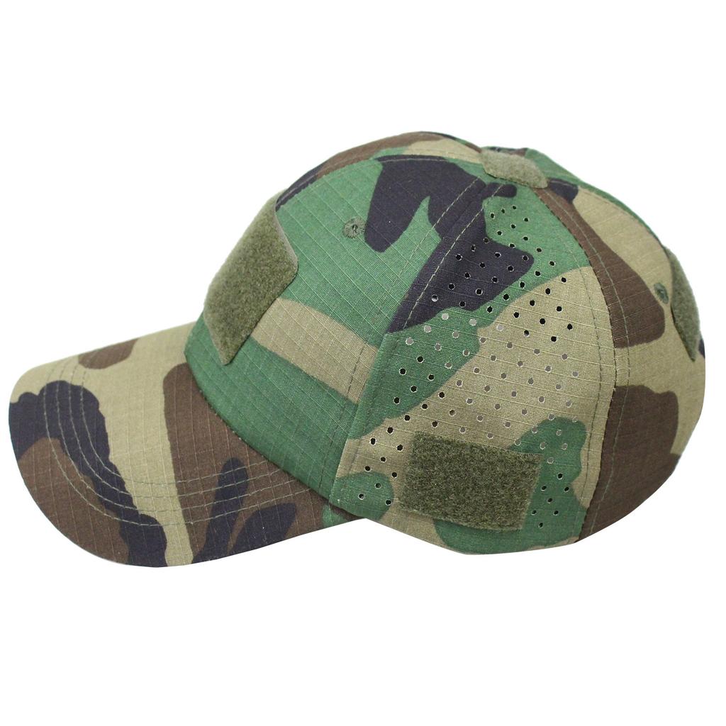 Men's Summer Camouflage Baseball Cap, Adjustable Velcro Breathable Mesh Hat,Sun Protection UV Hat Outdoor Hiking Fishing Camping Daily Casual Wear