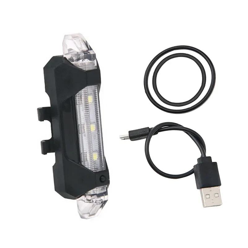 1/2pcs Off Road Bicycle Lights 300 Lumens Usb Charging Bicycle Headlight with Night Riding Taillights Bicycle Accessories