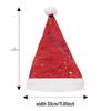 Adult Christmas Hat with Colorful Stars - Super Soft Fabric for Holiday Parties