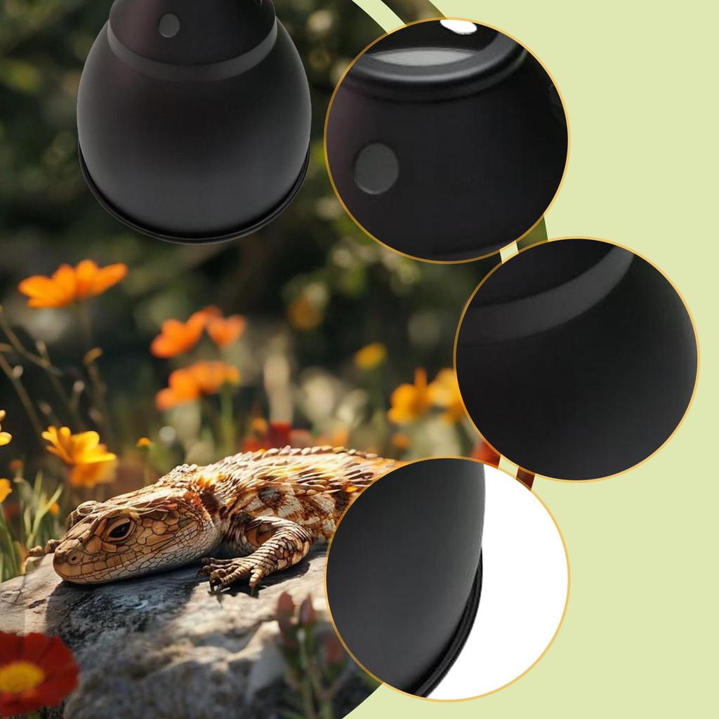 Reptile Dome Lamp Cover Aluminum Lampshade Replacement Accessories for Turtles
