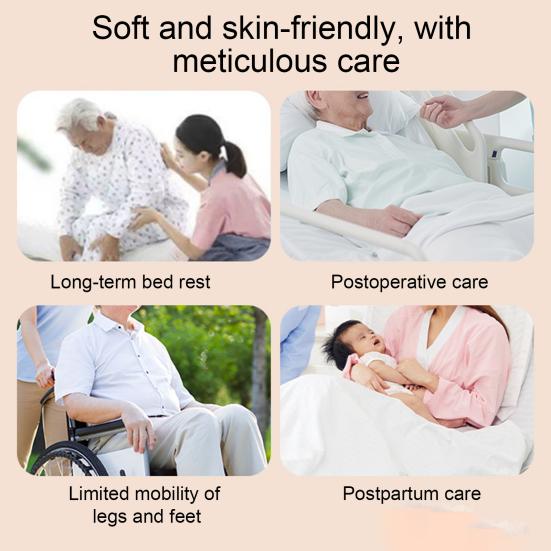 Elderly Incontinence Underwear Urine Leakage Protection Breathable Washable Reusable Adults Seniors Cotton Diaper Briefs Panties with Side Button